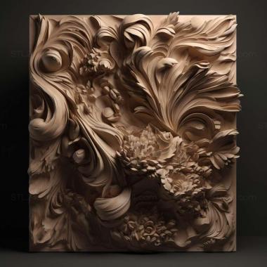 Patterns and decorations van herpen 1 3d model